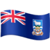 🇫🇰 flag: Falkland Islands display on Facebook